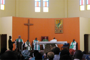 Messe d'accueil du nouveau Vicaire Général à Pala